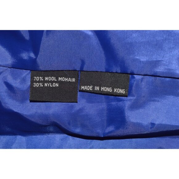 Vintage 70s Falcon Italian Design Avant Garde Wool Mohair Knit Coat Women Small - Picture 6 of 12